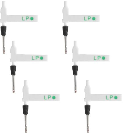 6 pezzi Puntina per BSR, Fronte-Retro Puntina per Giradischi Ricambio Puntina Giradischi BSR Ago per Giradischi Adatta per BSR ST-16, ST-17