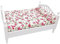 Xoeryoy Dollhouse Bett Miniatur Schlafzimmer Möbel winziges Doppelbett Puppenhaus Ornament Kinder DIY Spielzeug