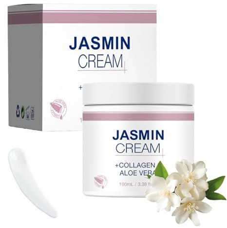 1 Stück Jasmin Salbe Augen Aktiv-Jasminsalbe,Augenringe Entfernen,Jasmin Salbe Jasminsalbe Eye Cream,Mit Augenringe Schlupflider, Jasmin Salbe Mit Collagen Und Aloe Vera（100ml ）