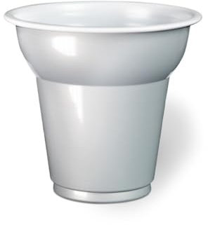 Generico 200 Bicchieri plastica CAFFE' da 70 cc | VARI COLORI | bicchierini da caffè 70ML varie pezzature MADE IN ITALY (Argento)