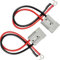 ASOFTY 2 Stück Batterieanschluss Stecker 50A 600V 10AWG mit 30cm O-Ring-Batterieanschlusskabel, Anderson Steckerkabel für Auto, Motorrad, Wohnwagen, Gabelstapler