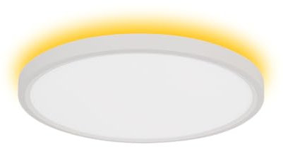 LuminexDesigns Plafoniera LED Dimmerabile 24W con Telecomando – Lampada da Soffitto per Camera con Luce Notturna 2000K, Timer, Design Rotondo Ultra Piatto per Soggiorno, Cucina, Cameretta Ø30cm