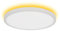 LuminexDesigns LED Deckenleuchte Flach Dimmbar mit Fernbedienung – 24W Deckenlampe mit Hintergrundbeleuchtung Warmweiß Nachtlicht Timer Rund Schlafzimmerlampe für Wohnzimmer Küche Kinderzimmer Ø30CM
