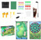 Aceirropy Golf-Dart-Chipping-Spiel,Golf-Chipping-Spielmatten-Set,Übungsmatte Präzisions-Golf-Schlagmatte | Komplettes Golf-Trainingsmatten-Set, große Dartscheibe, lustiges Familienspiel für Erwachsene