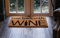FloorPro Printed Come Back With Wine Novelty Door Mat Indoor/Sheltered Outdoor Use 45cm x 75cm Natural Coir Welcome Mat - Decorative Print