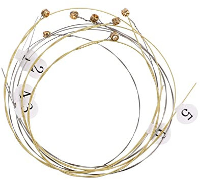 VINTORKY 7stücke Teiliges Saitenersatz-kit Für Harfe Lyra-saiten Stahlsaiten-kit Instrumententeile Zum Ersetzen