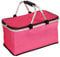 KESPER 19951 Thermokorb, pink/Einkaufskorb mit Isolierung, faltbar