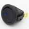 Interruptor basculante LED de 12 V, luz de punto, 3 pines, interruptor basculante de encendido y apagado, 2 unidades(Blue)