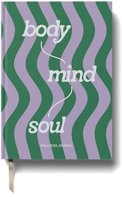 Yop & Tom Wellness Journal – Self Care Journal & Mindfulness Diary, Gratitude Notebook, 192 Pages Hardcover, Body Mind Soul