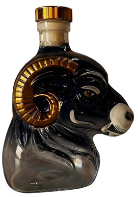 Whisky Decanter | Funny Sheep Shaped Glass | Vodka Shimmer Jug Empty Alcohol Bottles - For Vodka Tequila Wine Brandy Cocktail Home Decoration Birthday Christmas Party