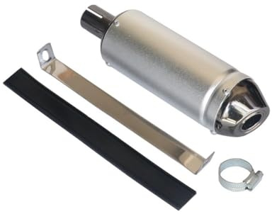 Auspuff Endschalldämpfer Für 110 125cc 150cc PIT PRO Quad Bike Dirt ATV Für BSE Für Roller ATV Klemmrohr Flucht Moto Motorrad Auspuff Schalldämpfer Rohr Motorrad-Auspuffanlage