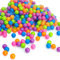 LittleTom 500 Bälle für Bällebad - Plastik Bälle Kinder Spielbälle - Babyball zum Greifen - Plastikbälle für Bällchenbad Hüpfburg Bällepool - Baby Ball Spielzeug Set für Trampolin Spielzelt Laufstall