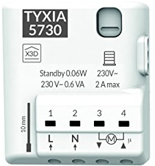 Delta Dore Récepteur sans fil Tyxia 5730 pour volet roulant de grande taille - Centralisation | volet connecté | programmation - 6351402