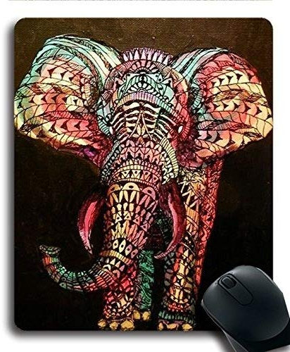 Kundengebundenes Mousepad malte Elefant Desktop-Laptop-Gaming-Mauspad Gummi-Rechteck-Mauspad TDPRE160705040