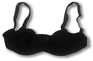 Love And Bra Reggiseno Balconcino Coppa C - Art. Jacqueline, Colore Nero (6°)