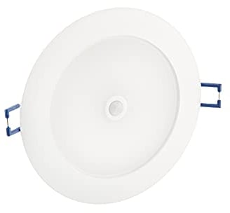 HUBER Downlight [11 W 1200 lm] con sensore di movimento PIR a 360° I da incasso, faretto da incasso con sensore di movimento