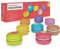Merle Toys® 8 Bunte Macarons mit Klettverschluss – 3-teilige Holz Kuchen, Kinderküche Zubehör aus Holz, Lebensmittel für Kaufmannsladen Zubehör, Kinder Kuchen Spielzeug für Kaufladen ab 2 Jahren