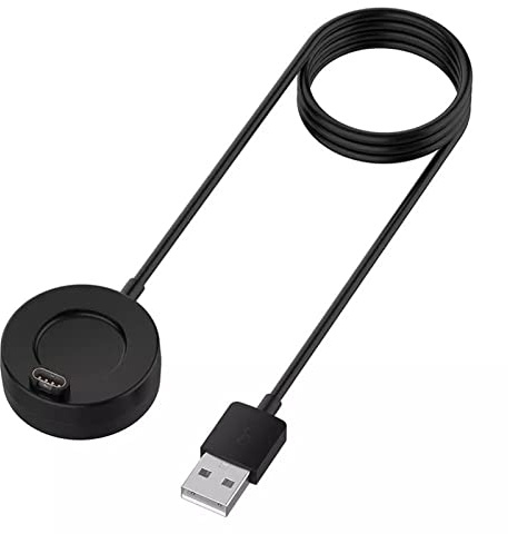KFAA USB Cable de Carga de Datos de Carga rápida Cable de Cargador de Cable para Garmin Fenix ​​6 6s 6X 5 5s 5X Forerunner 245 935 Vivoactivo 3 4 4S Venu (Color : Black)