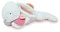 DOUDOU ET COMPAGNIE - Peluche Géante Lapin Happy Boho - Blanc & Terracotta - 80cm - Collection Happy Doudou - Peluche XXL Douce - Idée Cadeau Enfants et Naissance Bébé - Garantie Doudou Perdu -DC3858