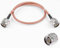 Vecys N auf N Stecker Jumper N Stecker auf N Stecker Low Loss Koaxialkabel RG400 20/50CM für 3G 4G 5G LTE Antenne Amateurfunk GPS WiFi