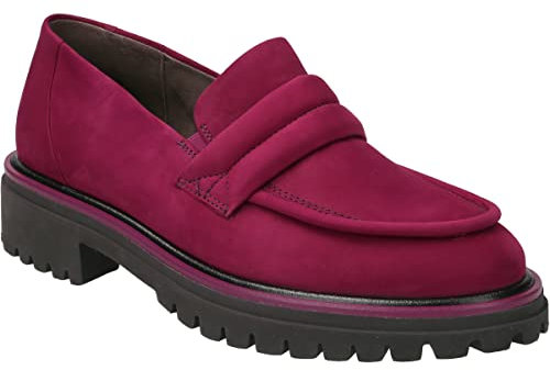 Paul Green Slipper & Mokassin 2957-052, Rauleder, Rot, Damen EU 6/39, 39 EU