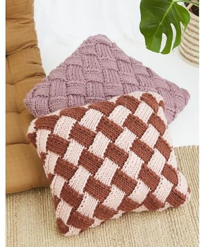 Hayfield Bonus Super Chunky Knitting Pattern, 10615 Cushion Covers