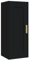 vidaXL Armoire Murale Meuble de Rangement Armoire Suspendue Meuble de Chambre à Coucher Salle de Séjour Intérieur Noir 35x34x90 cm Bois d'Ingénierie