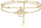 Lydreewam Lebensbaum Armband für Damen 925 Sterling Silber Baum des Lebens Doppel Armkette mit Geschenkbox für Geburtstag Muttertag Weihnachten, verstellbar 17+4cm (Gold)