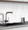 MyMaxxi Küchenrückwand Folie selbstklebend matt - einfache Montage ohne Bohren 0,4mm stark Versteift - Motiv Marmor Weiß Weiß 60cm hoch - Spritzschutz Küche Klebefolie ? Stein Hellgrau 60 x 60cm