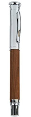 OUSIKA Fountain Pen Wooden Fountain Pen Walnut Wood Ink Pens Converter Filler Stationery Office Supplies Pens