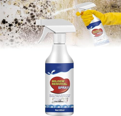 IFFANY Spray para Eliminar Moho, Spray Limpiador para Eliminar Moho, Potente Limpiador de Espuma Multiusos, Adecuado para Paredes, Azulejos, Pisos, fregaderos, bañeras e inodoros