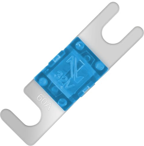 4 Stk. SeKi Mini ANL Sicherung 60A; für Auto LKW Motorrad Boot HiFi; Flachsicherung