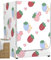Odot Washer Dustproof Cover Front Load, Washing Machine Dryer Protector Sunscreen Waterproof Tumble Dryer Case Protective Cover for Most Front Loadi (red strawberry,M-capacity 8-10kg)