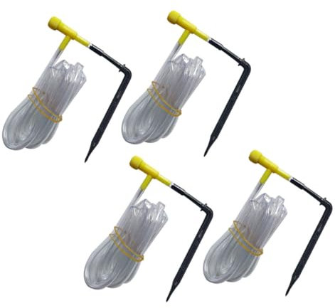 OFFSCH 4pezzi Dispositivi Automatici per Irrigazione Piante di Auto Vasi da e Esterno Accessorio Pratico per e Balconi