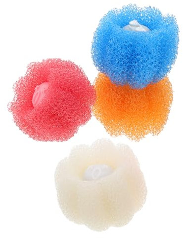 MAGICLULU Recogedor de Pelos de Mascotas 4 Unidades Bolas de Lavandería Reutilizables Rodillo Lavable para Quitar El Pelo de Mascotas Recolector de Pelos de Perros para Lavadora Y Secadora