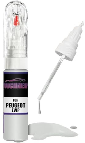 Pour modèles Peugeot - Blanc banquise EWP - Kit de réparation pour rayures et éclats avec pinceau stylo de retouche