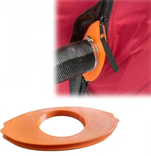 Diesel Heater Tent Adapter, 75mm Vent Mounting Plate for Tents, Rooftop Tents, Shelters Universal Fit, Easy Installation