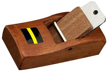 QUMIIRITY Holzbearbeitungshobel Kleiner Handhobel aus Kunststoff Scharf Kompakt ohne Griff für Holzplatten und Gipskarton Einsteiger Werkzeug