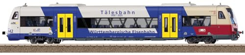 Märklin Trix H0 25971 Dieseltriebwagen Regio Shuttle RS1 Baureihe 650 Weg „125 Jahre Tälesbahn“ – Digital-Decoder, Sound, Innenbeleuchtung, Epoche VI, Gleichstrom Modelleisenbahn