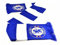 Chelsea FC Fußballschal mit offiziellem Clubwappen (Einheitsgröße) (Blau/Weiß)