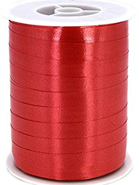 250 Meter Geschenkband Ringelband Breite 10mm Kräuselband Geschenk Geschenkverpackung Basteln, Schenken, Dekorieren (rot)