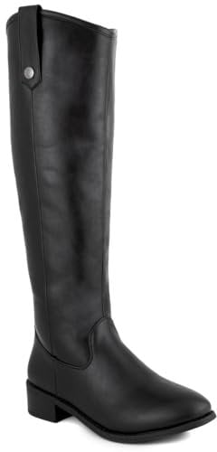 LONDON FOG Noble High Reitstiefel, Schwarz, 40 EU