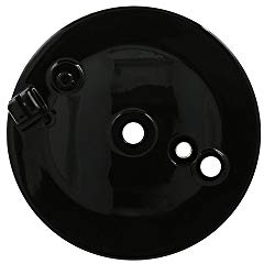 MZA Bremsschild hinten, schwarz, mit Bohrung für Bremskontakt - Simson S50, S51, S70, KR51/2 Schwalbe