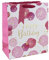 Clairefontaine 28914-2C - Geschenktüte L, 26,5x14x33 cm, 210g, elegant und praktisch, 1 Stück, Happy Birthday