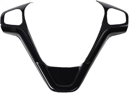 CYJXL 1pcs Auto Refit Accessori Auto Coperchi Trim Sticker Fit for Ford Fiesta MK7 2009-2017 2012-2017 Copertine per adesivo volante (Color Name : C type Carbon fiber)