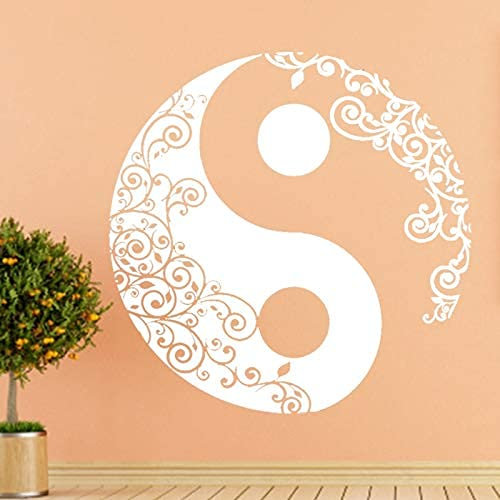 Bad Kinder Wandaufkleber, Wandtattoo Kunst, Yoga Mandala Indianer Runder Begleiter Symbol Zimmer 38X38 Cm