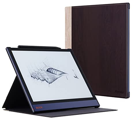 OLAIKE Case for Onyx BOOX Note Air/Note Air 2 Plus 10.3'' Paper Tablet, Auto Sleep/Wake, Premium Fabric Folio Cover with Foldable Stand, Dark Cork(ONLY Fit BOOX Note Air 10.3 inch ePaper)