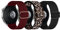 LanQii 22MM Bracelet Compatible avec Garmin Forerunner 265/255/Vivoactive 4/Venu 2, Nylon Sport Bracelets Élastiques Femme Homme pour Huawei Watch 4 Pro/Watch 4/Watch Ultimate Noir/Léopard/Vin Rouge