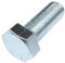 AERZETIX - C58154 - Satz mit 10 Schrauben M18x50mm mit sechskantkopf - DIN 933 - härte, widerstandsklasse: 6.8 - aus verzinktem stahl - montage metallschrauben