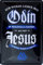 Blechschild Schild 20x30cm gewölbt - ich werde lieber mit Odin in Walhalla saufen als mit Jesus im Himmel Wasser zu trinken